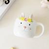 European and American Easter Cup Rabbit Long Ears Water Cup Mug Cartoon Ceramic Breakfast Milk Coffee Cup