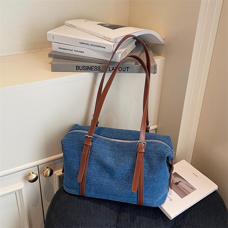 

New large-capacity travel bag, lightweight tote bag, simple handbag, unisex boarding bag коричневий