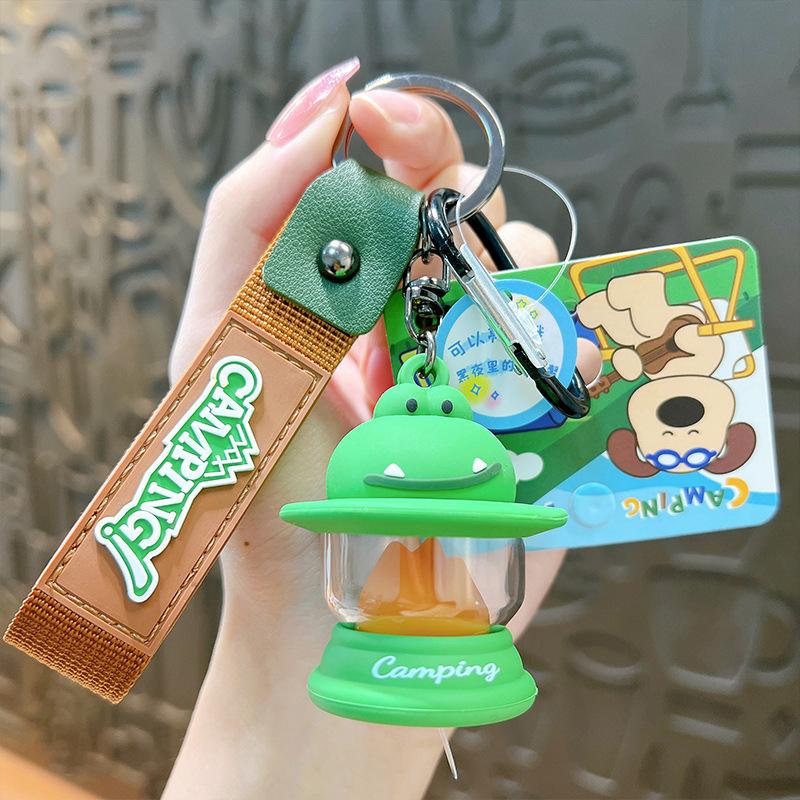 

Ins Wind Cute Animal Series Camping Light Night Light Keychain Pendant Creative Kids Light-emitting Toys Fun Backpack Pendant