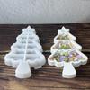 Christmas Tree Resin Tray Molds Food Grade Silicone Heat Resistant For Resin Art Candle Holder Chocolate Cement Ornament