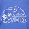 OLD 80s 90s Short sleeve T-shirt blue KLONDIKE Men's Used