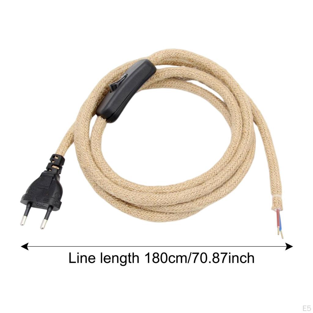 Lamp Cord Hanging Light Kit Pendant for Table Lamps Without Switch