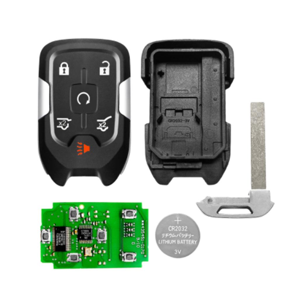 13529633 6 Buttons 433Mhz Smart Remote Key For Chevrolet