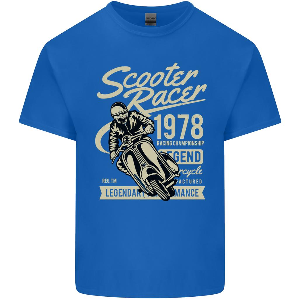 Scooter Racer Legend 1978 Motorbike Unisexs Light Cotton TShirt