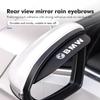 AABY1 2PCS Car Rearview Mirror Sticker Rain Eyebrow Protector Cover For BMW M Performance E36 E46 E60 E90 E91 E92 E93 F30 F20