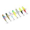 7pcs Minnow Fishing Lure Set 3D Lifelike Eyes Corrosion Resistance Top Water Pencil Bait