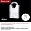 304 Stainless Steel Padlock Waterproof 4 Keys Lock 40-60mm for Outdoor Cabinet Gate Door Boat Hardware Rarelock MS426 I