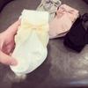 8Pairs Breathable Baby Cotton Socks Bowknot Infant Solid Socks Toddle Short Tube Socks  Gifts
