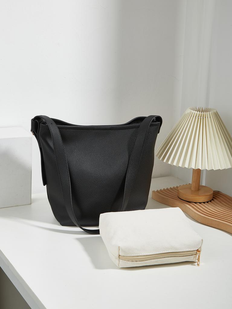 New Fashiable and Persalized E Shoulder Crossbody Bucket Bag Suitable for Daily Commuting and Gatherings with Friends