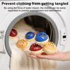 Laundry Washing Ball Anti-Tangle Anti-pilling Softens Fabrics Reduces Wrinkles Laundry Ball Lint Remover Reusable Pet Hair Lint Remover