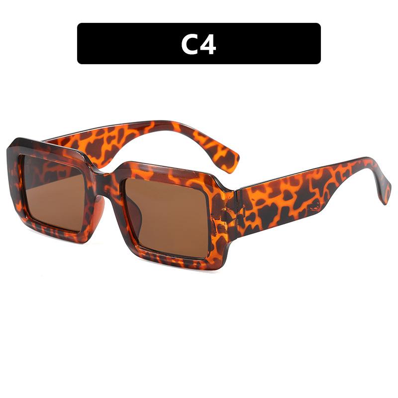 New Square Simple Sunglasses for Women Fashion Outdoor Sunshade Glasses for Men Retro Trend Luxury Brand Design Uv400