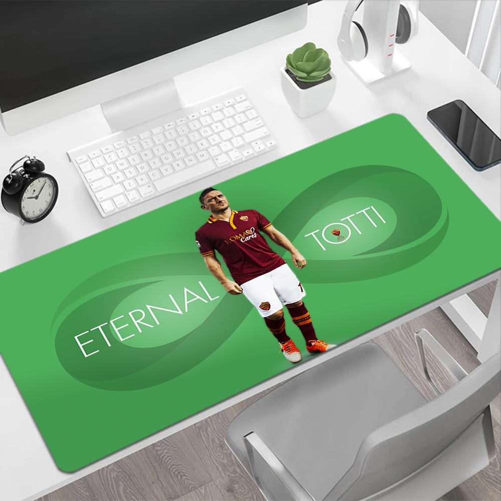 Totti's Legacy: Eternal Large Mouse Pad Gamer Mousepad HD Print Desk Pad Non-Slip Rubber Bottom Perfect Gift for Gamers