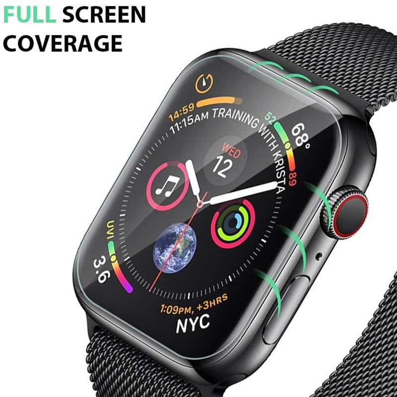 Protector de pantalla 3PC Clear Full Protective Film para Apple Watch 6 SE 5  4 40MM 44MM Vidrio no templado para iWatch 3 2 1 38MM 42MM comprar a buen  precio —