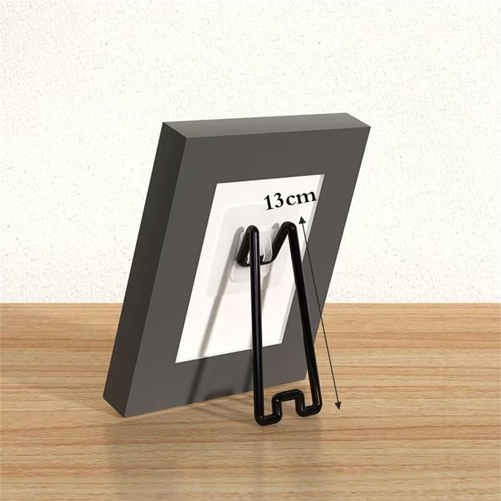 No Drill No Nail Photo Frame Stand Desktop Display Holder For Pictures Albums And Artwork Easy Setup Sturdy Support Only Bracket