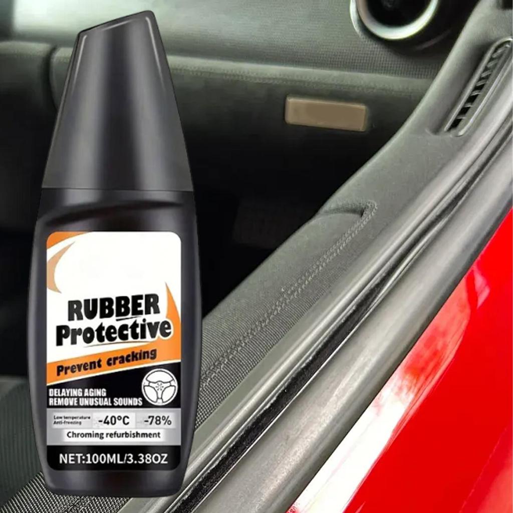 Car Rubber Strip Maintenance Agent 100ml Car Rubber Seal Restorer Automotive Sealant Strip Anti-aging Preventing Cracking Agent