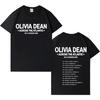 Singer Olivia Dean 2025 Tshrit Fashion Short Sleeve T Shrit Men Women Hip Hop Oversized Cotton Casual Comfort Tshrits Streetwear