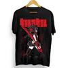 Vintage Anime Manga Graphic T-shirt Men Women Printed Tee Summer Casual Fashion Clothing Tops High Quality Streetwear Unisex Oversize
