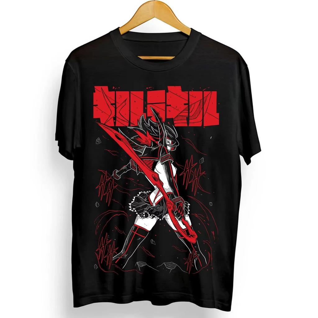 Vintage Anime Manga Graphic T-shirt Men Women Printed Tee Summer Casual Fashion Clothing Tops High Quality Streetwear Unisex Oversize