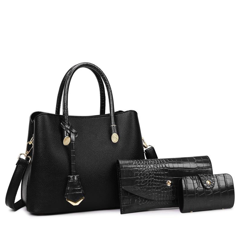 Multi-piece Set, Mother and Child Bag, Women's New Fashion Women's Bag, Shoulder Portable Three-piece Commuter Bag