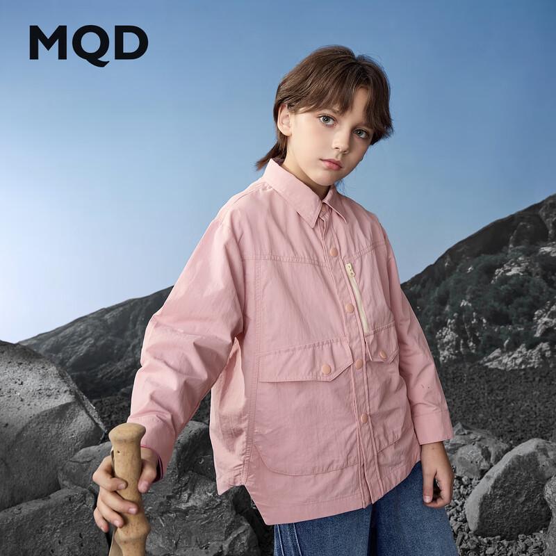 MQD Boys' Mountain-Style Outdoor Utility Shirt Jacket