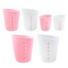 Baking Tools Silicone Measuring Cup 250ml 500ml Silicone Milk Cup Visual Double Scale Measuring Cup