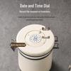 304 Stainless Steel Coffee Storage Can with Vent Valve, Sealed for Freshness