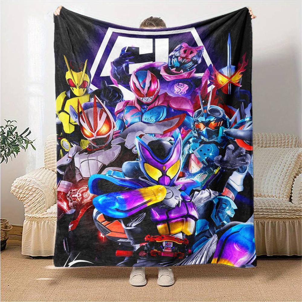1pc Mighty Morphin Power Rangers3 Blanket, Gift, for Men and Women, Soft Blanket, Good for Sofa Bed Couch Travel, Lightweight Flannel Blanket