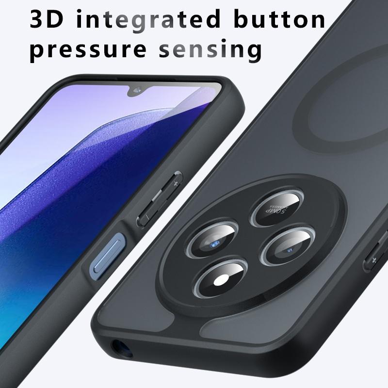 For Redmi 14C Case Matte Magsafe Drop-proof Built-in Airbag Corner Non-yellowing Material Soft Cover