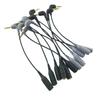3.5mm to TRRS Microphone Cable Adaptor 3.5mm Female TRRS Microphone Adapter for SC3/SC4 Mic Camera Recording