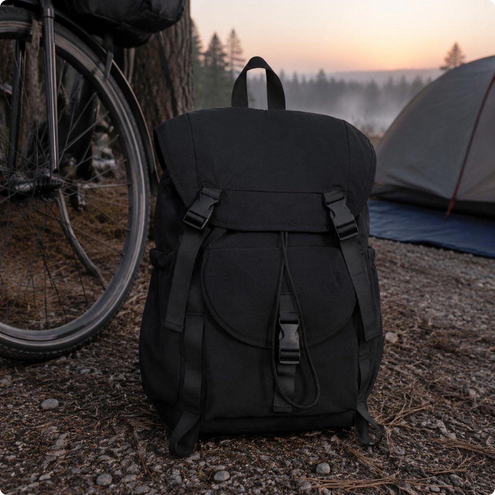 Lightweight Travel Backpack Breathable Straps Large Hiking Versatile Daypack for Biking,