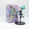 1 Stück 20 cm / 7,87 Zoll Hatsune Miku X Cinnamoroll Anime Figur Kawaii Miku Action Figur PVC Erwachsenen Sammlermodell Puppen Spielzeug Geschenke