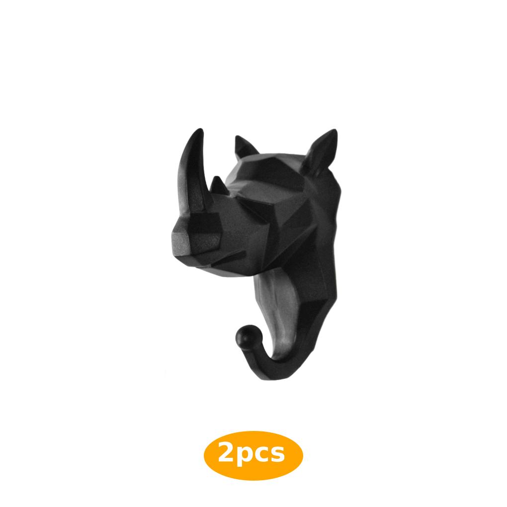 Unique And Functional Animal Head Coat Hook For Home Made Of Resin Animal Head Key Hook Animal Shape
