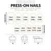 24 Pieces of French Style Short Square Press Nail Patch, Nude Color Short Fake Nails, Medium and Long Nail Glitter Wearing Nail