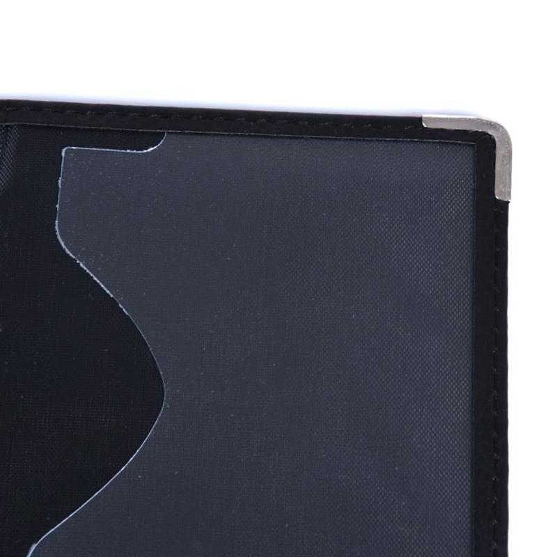 Casual Pu Leather Passport Covers Travel Id Card Passport Holder Wallet Case
