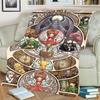 Cardcaptor SakuraComfortable Warm Print Flannel Blanket for Chairs, Sofas, Beds, Bedrooms, Travel, Picnics-kwq104