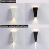 Outdoor Waterproof Wall Lamps Indoor Wall Lamp Aluminum Light Bedroom Living Room Wall Lights External Wall Waterproof Luminaire