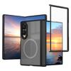 For Magsafe Shockproof Phone Case for Samsung Galaxy Z Fold 7 8 Ultra Matte Transparent Hinge Protector All Inclusive Cover