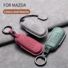 2/3 Buttons Leather Car Key Case Cover for Mazda 2 3 5 6 GH GJ Axela Atenza CX-5 CX5 CX-3 CX-7 CX8 CX-9 2016 2017 2018 CX 2020