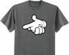 Hand Sign Gun T-shirt Funny Mens Graphic Tees Gifts