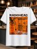 Radiohead Orange Comic Collage With Hand Drawn Panels Dark Lyrics And Distressed Underground Style Unisex All Tshirt