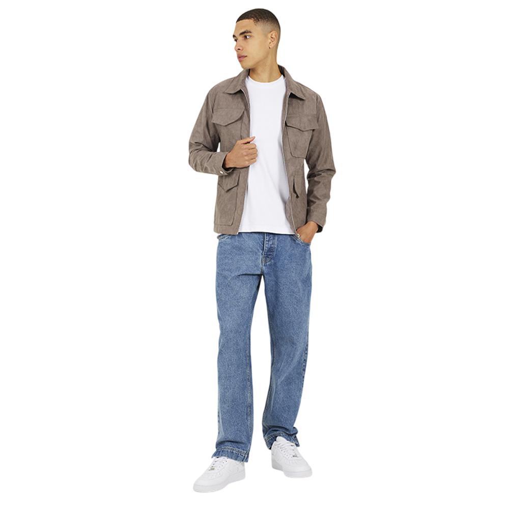 Brave Soul Mens Lathan Full Zip Shacket