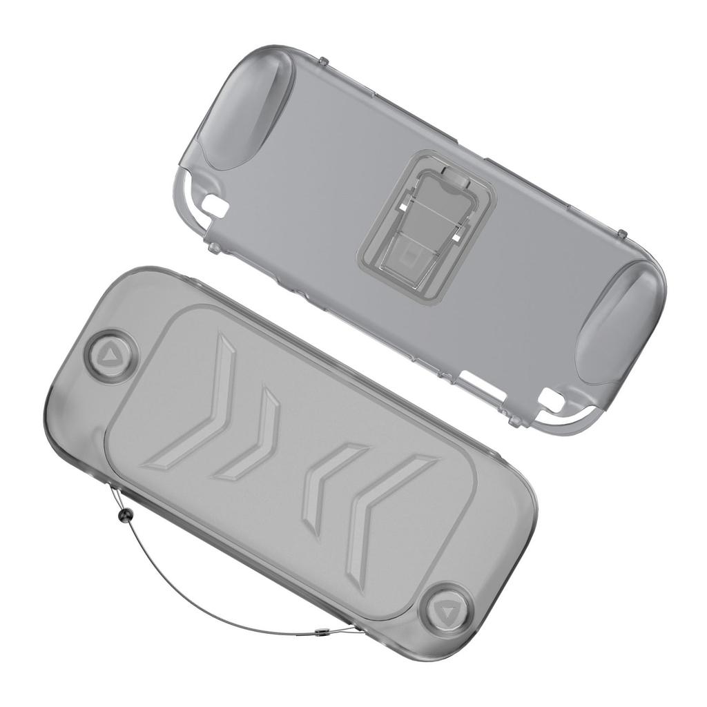 Game Control Case Fit for   2 Detachable Ergonomic Design Game Console PC Front TPU Back 360 degrees  Full Protective Case with Stand