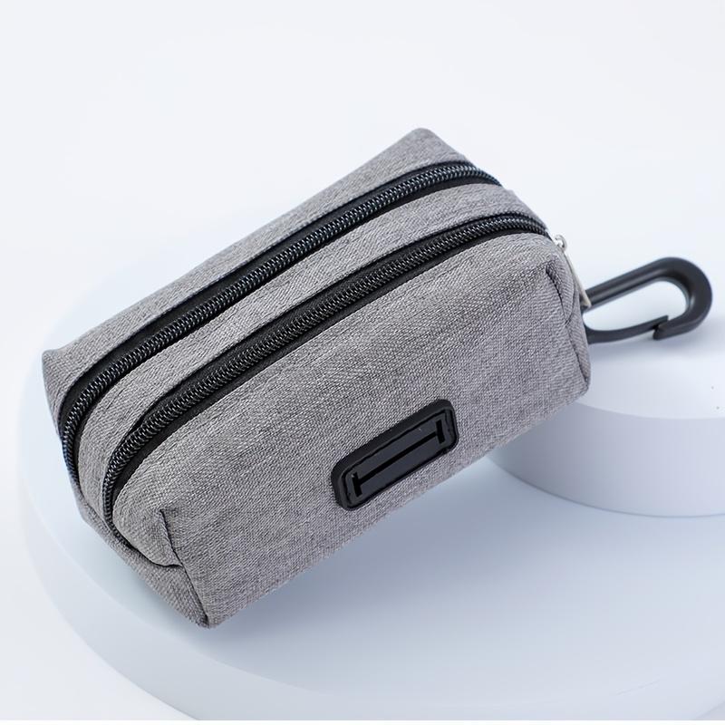Portable Dog Training Snack Bag - Wear-Resistant Fabric Poop Bag Holder for Leash