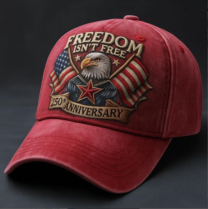 250Th Anniversary Usa Hat Eagle 250 Year American Anniversary Baseball Cap Embroidery Veterans Hat