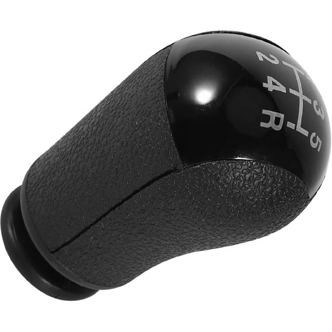 VGEBY 5 Speed Shifter Knob, Black, ABS Material, Compatible with Focus, Mondeo MK3, & More