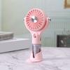 Mini Mist Spray Handheld Fan 100 Speeds Adjustable Portable Summer Misting Cooling Fan USB Rechargeable Travel Outdoor Personal Fan