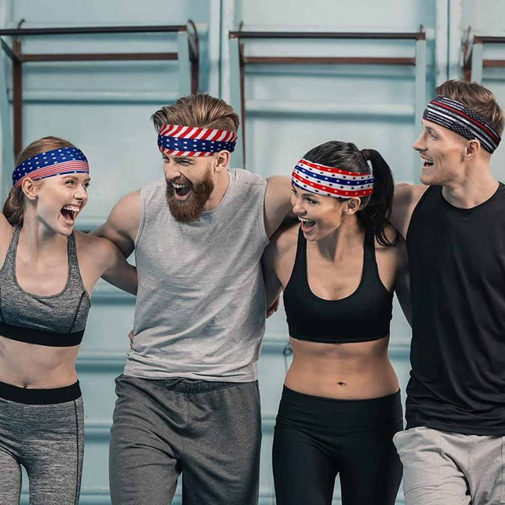 Stylish Hairband for Men Women and Kids Fashionable and Comfortable Head Accessory Flags Sweatbands Versatile