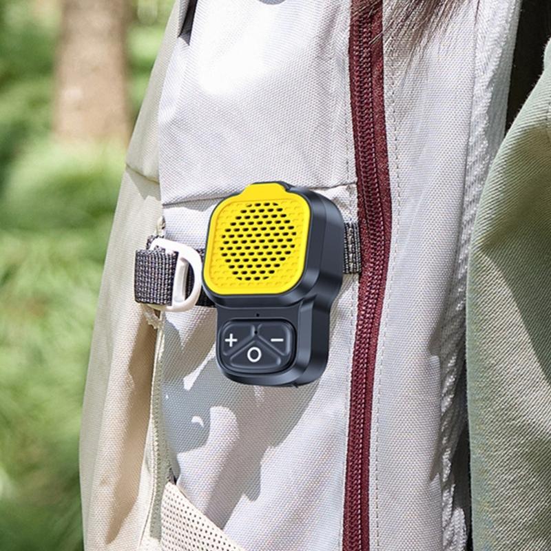 Wearable Bluetooth-compatible Speaker Clip On Mini Portable Speaker Waterproof Microphone for Music Call Speaker
