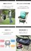 FIELDOOR Portable Compact Outdoor Chair Middle Back Load Capacity 150kg Lightweight Compact Folding Ultra Light Tactical [Khaki]