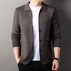 26 Spring And Autumn Men'S Knitted Cardigan Jacket Fashion Lapel Casual Men'S Cardigan Jacket Sweater Men'S Clothing